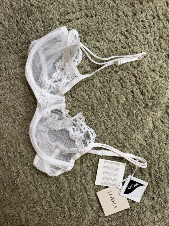 La Perla Other - La Perla White Sheer Lace Unlined Underwire Bra